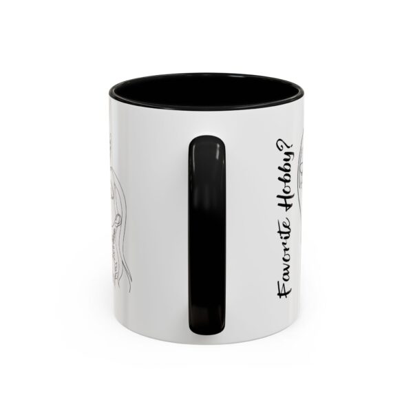 Accent Coffee Mug | Plant Lovers Design 'Favorite Hobby' | Available in 11oz & 15oz | White Ceramic with Colored Interior & Handle - Image 20