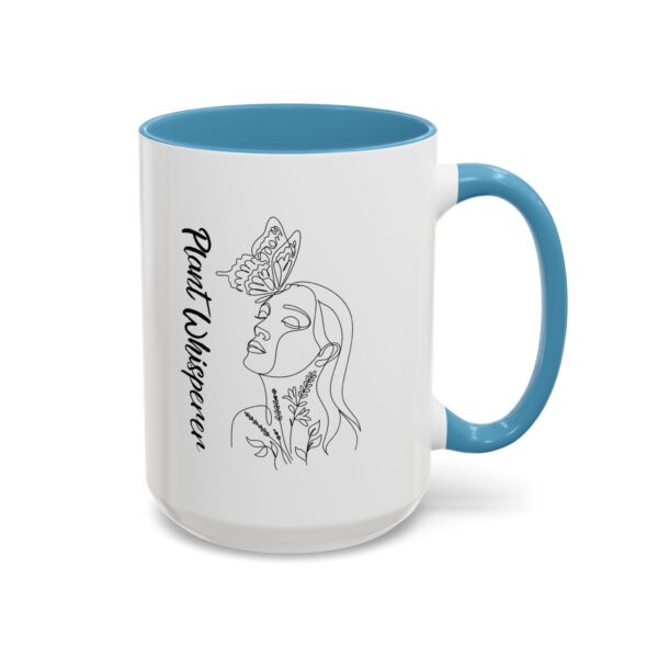 Accent Coffee Mug | Plant Lovers Design 'Favorite Hobby' | Available in 11oz & 15oz | White Ceramic with Colored Interior & Handle - Image 38