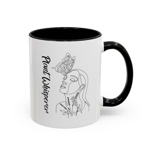 Accent Coffee Mug | Plant Lovers Design 'Favorite Hobby' | Available in 11oz & 15oz | White Ceramic with Colored Interior & Handle - Image 19