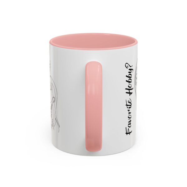 Accent Coffee Mug | Plant Lovers Design 'Favorite Hobby' | Available in 11oz & 15oz | White Ceramic with Colored Interior & Handle - Image 24