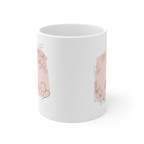 Garden Design Mug 11oz | White Ceramic | Never Stop Planting | Lead & BPA-Free | Perfect for Coffee - Image 2