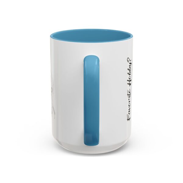Accent Coffee Mug | Plant Lovers Design 'Favorite Hobby' | Available in 11oz & 15oz | White Ceramic with Colored Interior & Handle - Image 40