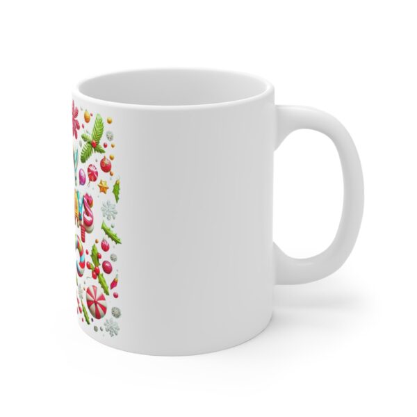 Holiday Design Mug 11oz | White Ceramic | Lead & BPA-Free | Ideal for Coffee & Tea - Image 4
