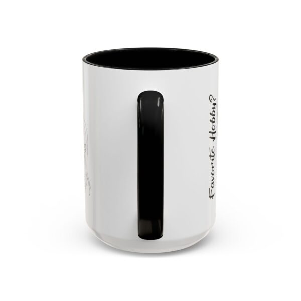 Accent Coffee Mug | Plant Lovers Design 'Favorite Hobby' | Available in 11oz & 15oz | White Ceramic with Colored Interior & Handle - Image 29
