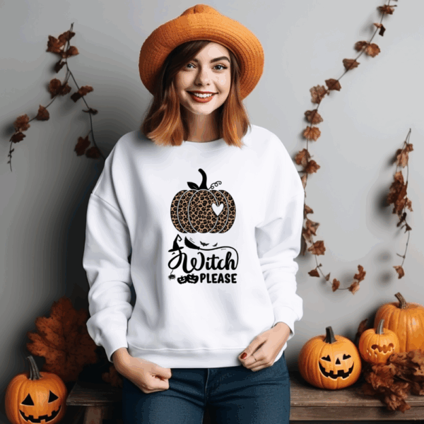 Cozy Unisex Sweatshirt with Halloween Print | Soft Crewneck Pullover - Image 5