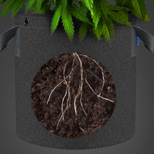 Heavy Duty Fabric Pots Grow Bags Thick Nonwoven Fabric Multi-Purpose Rings Low Stress Plant Training