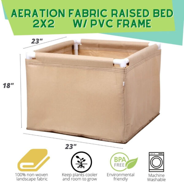 Fabric Raised Garden Beds | Portable Planter Boxes for Vegetables & Flowers - Image 20
