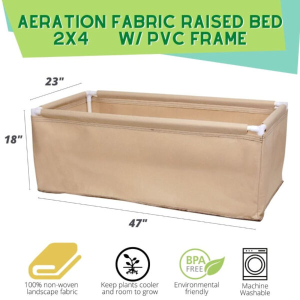 Fabric Raised Garden Beds | Portable Planter Boxes for Vegetables & Flowers - Image 22