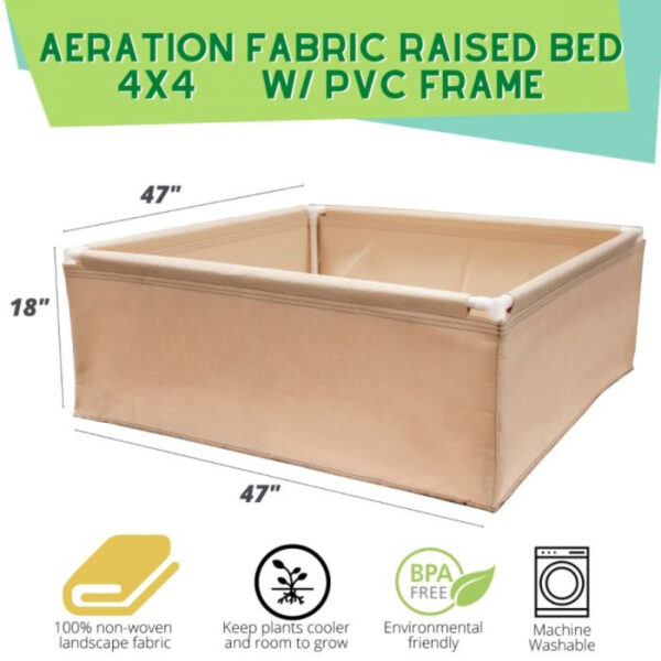 Fabric Raised Garden Beds | Portable Planter Boxes for Vegetables & Flowers - Image 23