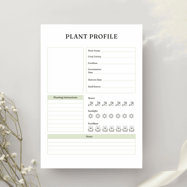 Printable Garden Planner - 40 Pages in Color | Best Garden Organizer - Image 5