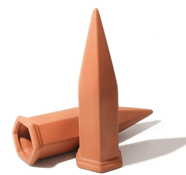 Terracotta Watering Spikes – Self-Watering Stakes for Plants - Auto Irrigation - Image 11