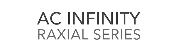 AC Infinity RAXIAL Inline Duct Booster Fans for Grow Tents, HVAC etc.