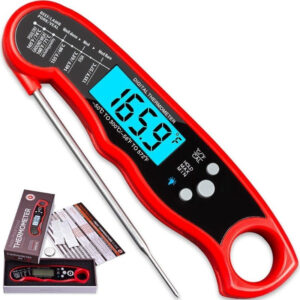 Meat Thermometer Digital - Instant Read Food Thermometer for Cooking & Grilling