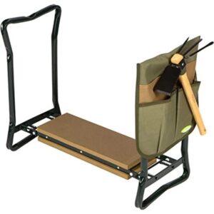 Garden Kneeler Seat With Cultivator Hoe