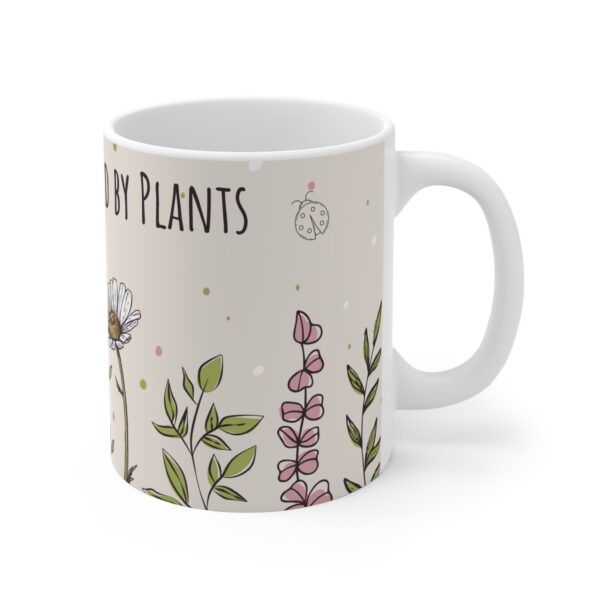 Plant Lover Design Mug 11oz | White Ceramic | 'Easily Destructed By Plants' Inscription | Lead & BPA-Free | Perfect for Coffee & Tea - Image 6