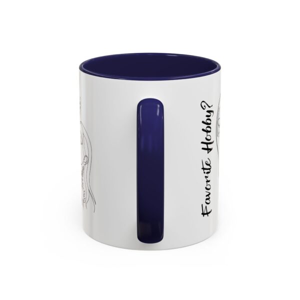 Accent Coffee Mug | Plant Lovers Design 'Favorite Hobby' | Available in 11oz & 15oz | White Ceramic with Colored Interior & Handle - Image 22