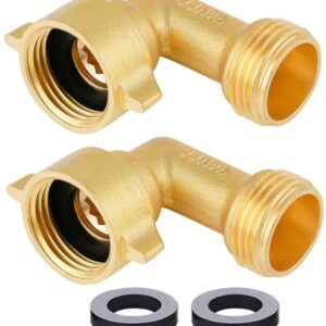 90 Degree Brass Garden Hose Elbow
