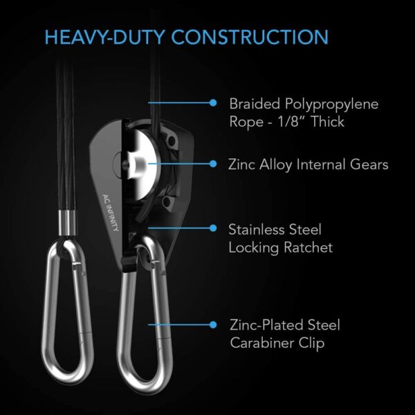 AC Infinity Premium Rope Clip Hanger - Image 3