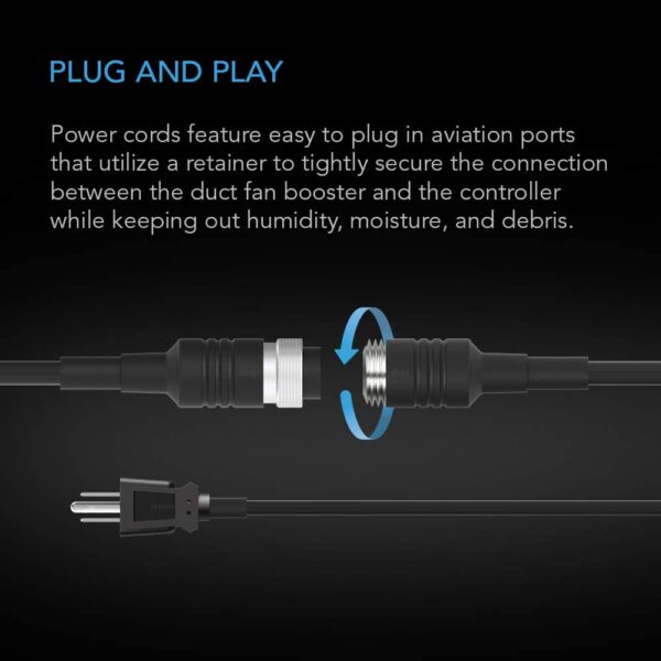 AC Infinity Booster Duct Fan 4" - Image 5