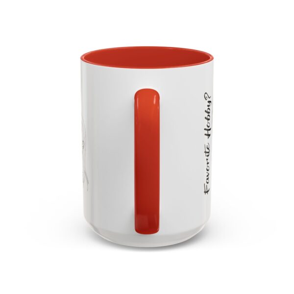 Accent Coffee Mug | Plant Lovers Design 'Favorite Hobby' | Available in 11oz & 15oz | White Ceramic with Colored Interior & Handle - Image 35