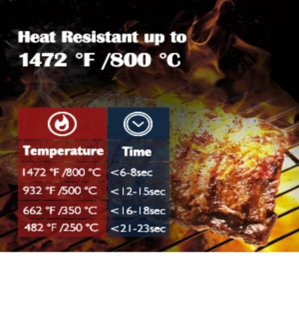 BBQ Gloves Heat Resistant Mitts - Image 9