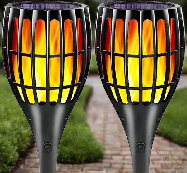 Flickering Flame Solar Torch Lights - Image 13