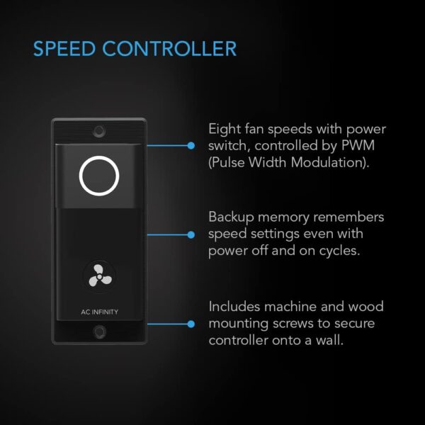 AC Infinity Quiet Inline Duct Fan S6 - Image 3