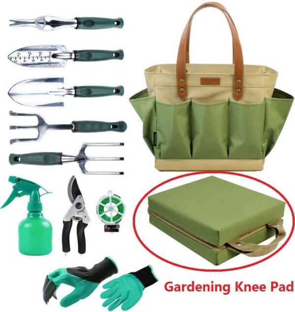 Ultimate Gardening Tools Set with Free Kneeler Pad, Digging Gloves & Durable Accessories - Image 8