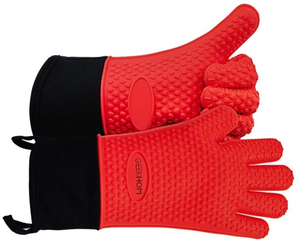 Heat Resistant Oven Mitts And Grilling Gloves - Image 9