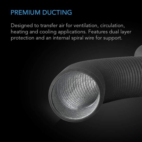 AC Infinity Aluminum Ducting 12" - Image 2