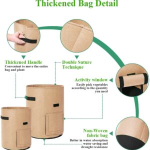 Alternative view of Vegetable Grow Bags Beige
