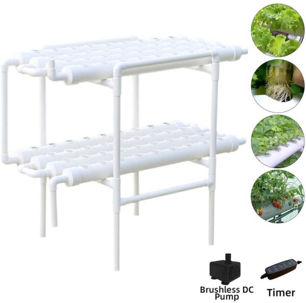 Hydroponics Growing System - High Yield Indoor Gardening Kit with Timer & Pump - Image 22
