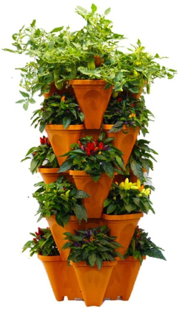 Vertical Stackable Gardening Planter - Image 3