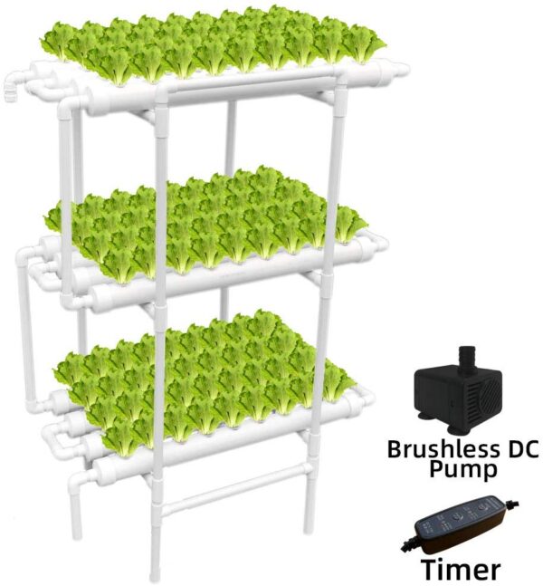 Hydroponics Growing System - High Yield Indoor Gardening Kit with Timer & Pump - Image 8