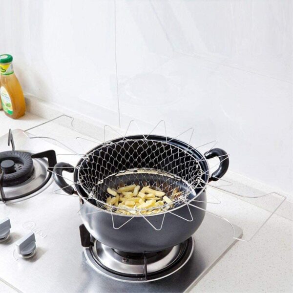 Foldable Steam Fry Cooking Basket - Image 6