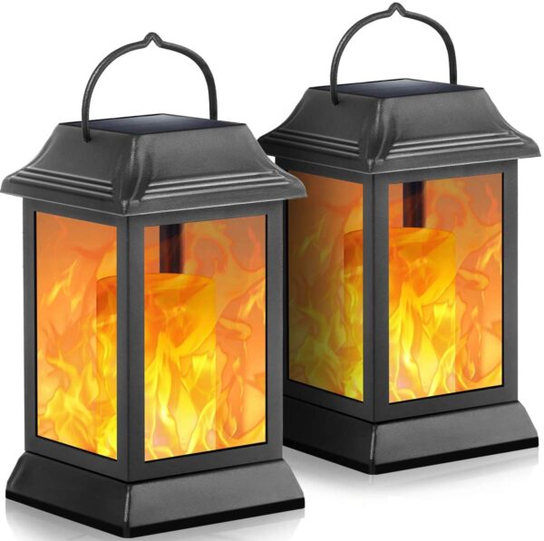 Solar LED Flickering Flame Lanterns - Image 19