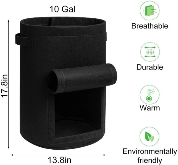 Vegetable Grow Bags 10-Gallon - Image 6