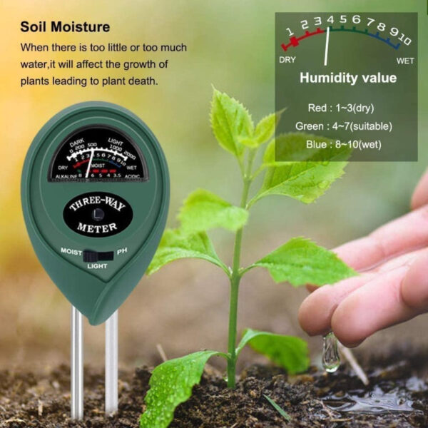 Soil Moisture Meter 3 in 1 - Image 8