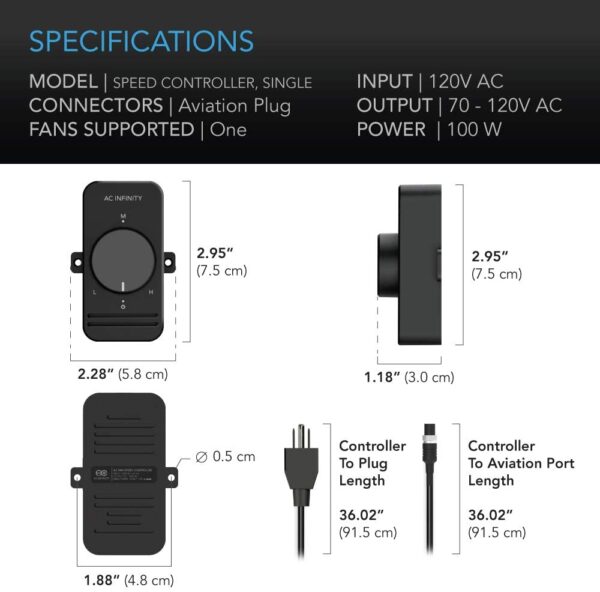 AC Infinity Booster Duct Fan 6" - Image 7