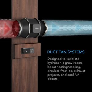 Alternative view of AC Infinity Inline Duct Fan Cloudline S12