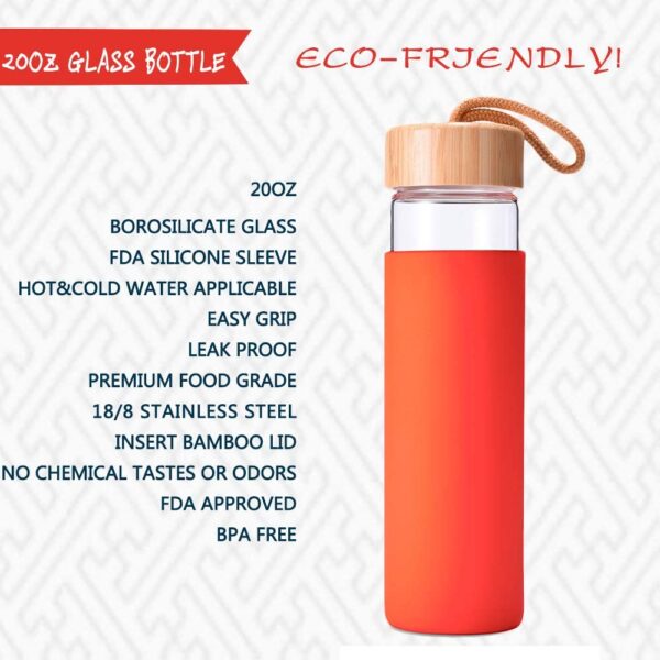 Modern Glass Water Bottle - Image 6