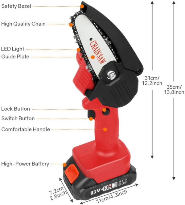 Mini Chainsaw Cordless - Image 11