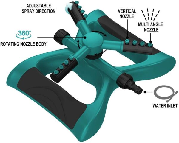 Auto Rotating Lawn Sprinkler - Image 4