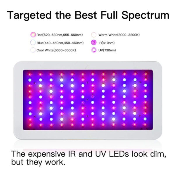 Full Spectrum LED Grow Light | High Yield Grow Lamp - Veg & Bloom Mode - Image 7