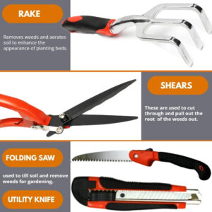 Alternative view of Gardening Tool Set With Hard Case