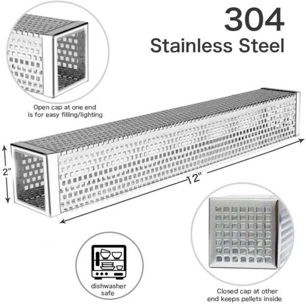 Pellet Smoker Tube For BBQ Grills - Image 11