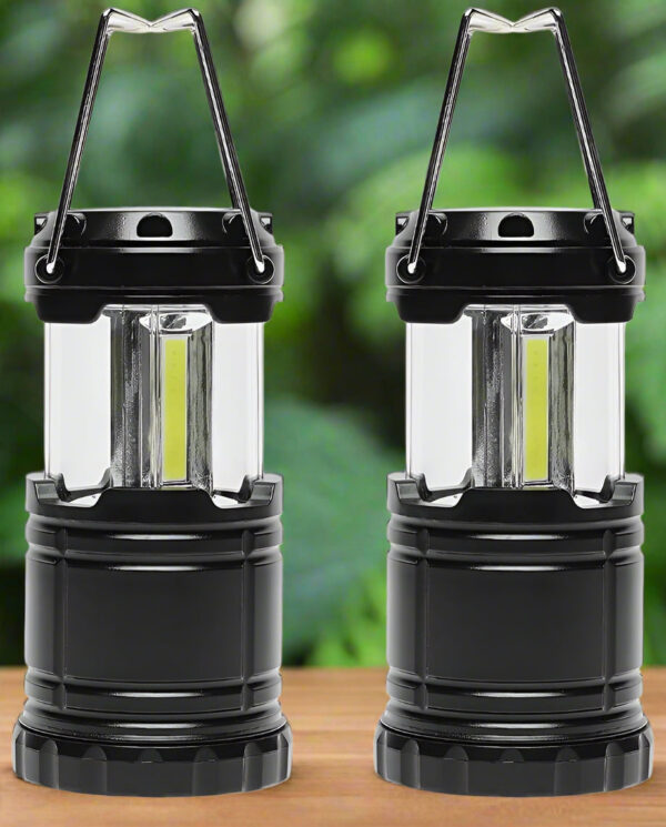 Waterproof LED Camping Lantern – Battery Operated Collapsible Emergency Lamp