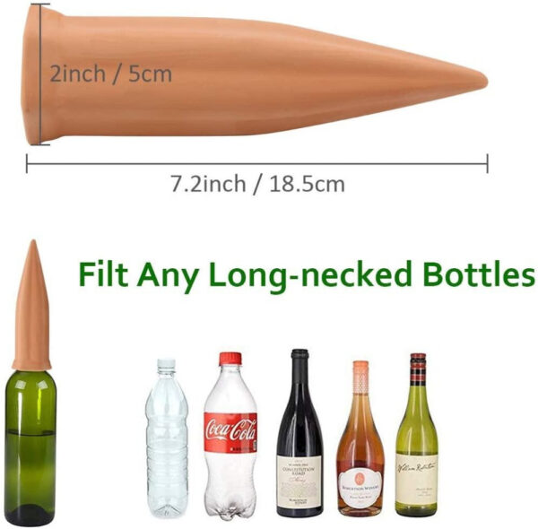 Terracotta Watering Spikes – Self-Watering Stakes for Plants - Auto Irrigation - Image 9