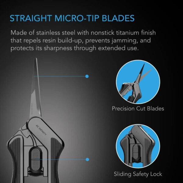 AC Infinity Stainless Steel Pruning Shears - Image 3