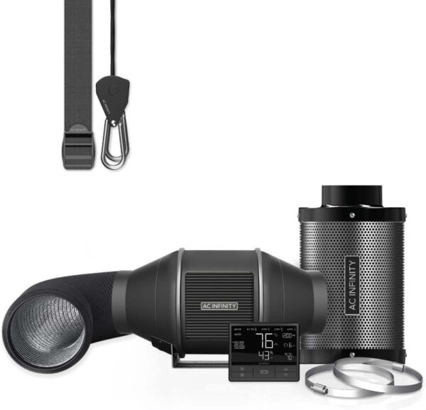 AC Infinity Air Filtration Kit | Inline Fan, Smart Controller & Carbon Filter - Image 7